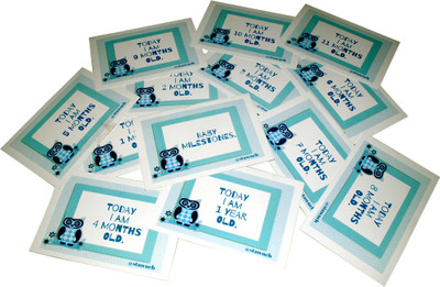 

Stawnch STAWNCH BABY MILE STONE GREETING CARDS[SET OF 12 CARDS SIZE 4.5" X 3"] Greeting Card(Multicolor, Pack of 1)