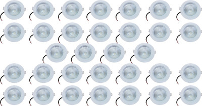 

Bene LED 9w Round Ceiling Light, Color of LED White (Pack of 32 Pcs) Recessed Ceiling Lamp