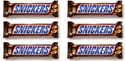 

Snickers nut & chocolate Bars(Pack of 6, 50 g)