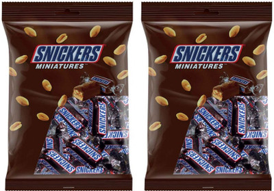 

Snickers Miniatures 150g (Pack of 2) Bars(Pack of 2, 150 g)