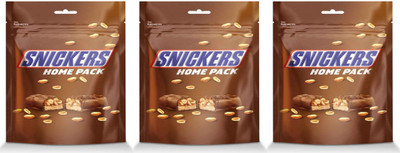 

Snickers Chocolate Home 100g (Pack of 3) Bars(Pack of 3, 100 g)