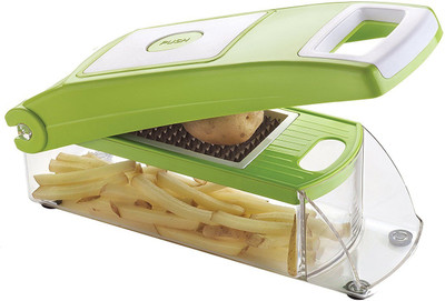 

J Go 11 In 1 Vegetable & Fruits Cutter, Slicer, Dicer Grater & Chopper, Peeler Chopper(1), Green;white