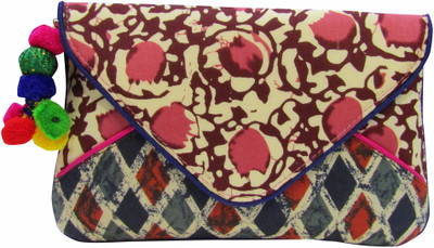 

Deepsum Party Multicolor Clutch