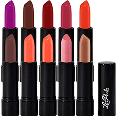 

Adbeni Laperla Dark and Light Lipstick Pack of 10(Set of 10)