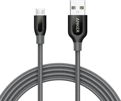 Anker A81430A1 - Grey 6 m Micro USB Cable(Compatible with Samsung, Nexus, LG, Motorola, Android Smartphones, Gery, One Cable) Anker A81430A1 - Grey 6 m Micro USB Cable(Compatible with Samsung, Nexus, LG, Motorola, Android Smartphones, Gery, One Cable)