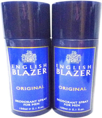 

English Blazer Original Deodorant Spray - For Men(300 ml, Pack of 2)