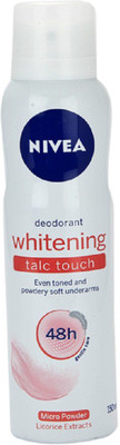 

Nivea Whitening Talc Touch (150 ML) (48 hr) Deodorant Spray - For Women(150 ml)