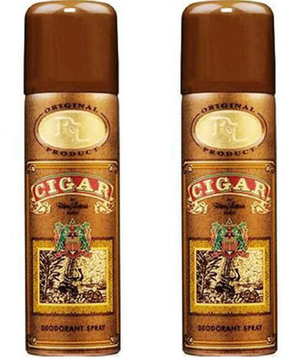 

CIGAR Imported Original (200 ml + 200 ml) Deodorant Spray - For Men(400 ml, Pack of 2)