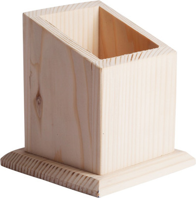 

Fyniture 1 Compartments Pinewood Penstand(Brown)