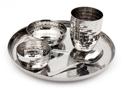 

Coconut Pack of 5 Dinner Set(Stainless Steel)