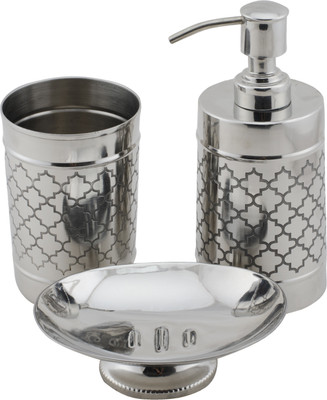 

swhf Stainless Steel Stainless Steel Bathroom Set(Pack of 3)