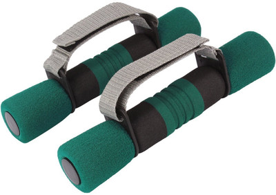 

FITSY Soft Foam Dumbbells for Women - With Adjustable Strap Fixed Weight Dumbbell(0.85 kg)