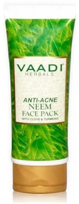 

vaadi herbal VAADI HERBALS ANTI ACNE NEEM FACE PACK WITH CLOVE & TURMERIC(50 g)