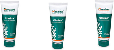 

Himalaya Clarina ANTI-ACNE FACE WASH GEL Cleanses skin, controls acne pack of 3 Face Wash(60 ml)