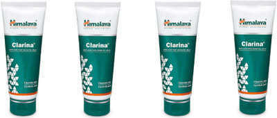 

Himalaya Clarina ANTI-ACNE , Cleanses skin, controls acne pack of 4 Face Wash(60 ml)