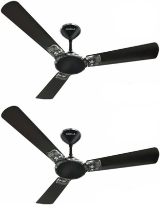 Compare Havells Enticer Art Pack Of 2 1200 Mm 3 Blade Ceiling Fan