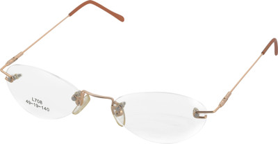 

JazzEyewears Rimless Oval Frame(125 mm