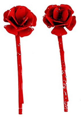 

Lilsta Flower Clips Hair Clip(Red)