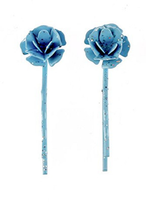 

Lilsta Blue Flower Clips Hair Clip(Blue)