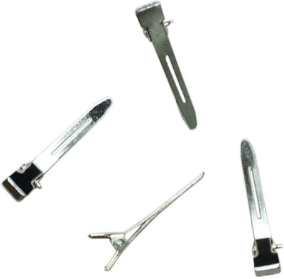 

Confidence Metal Duck-Bill Hair Section Clips DIY Accessory (60 Pcs) Hair Accessory Set, Hair Clip(Silver)