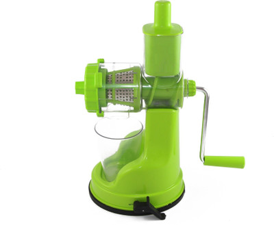 

Jen Deluxe Fruit & Vegetable - with steel handle - Plastic Hand Juicer(Green Pack of 1)