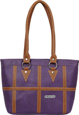 

Fristo Hand-held Bag(Purple, Tan)