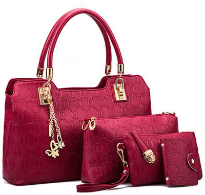 

Tanned Hand-held Bag(Maroon)