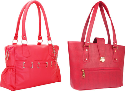 

Lady bar Shoulder Bag(Pink)