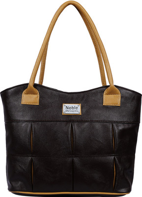 

Noble Designs Hand-held Bag(Black, Tan)