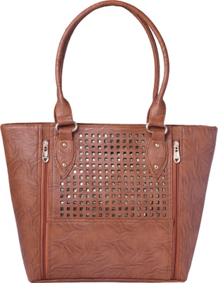 

zar Hand-held Bag(Brown)