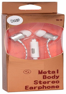 A CONNECT Z VM-36 Wired(Silver, In the Ear)