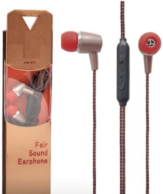 A CONNECT Z VM-57-R Wired(Red, In the Ear)