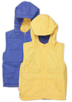 

612 League Sleeveless Solid Baby Boys Jacket, Royal