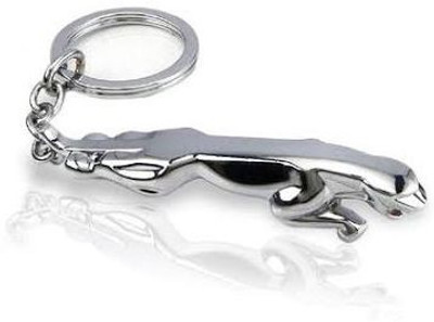 

Khushali Metalic Jaguar Locking Key Chain(Silver)