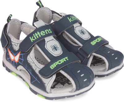 

KITTENS Boys Velcro Sports Sandals(Blue, Royal