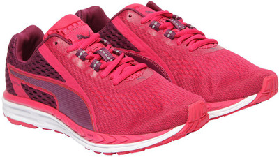 

Puma Boys & Girls Lace Running Shoes(Pink, Love potion-dark purple
