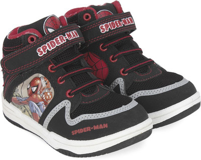 

Spiderman Boys Velcro Walking Shoes(Black, Black red