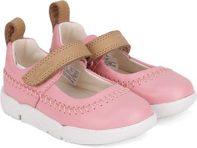 

Clarks Girls Velcro Dancing Shoes(Pink, Vintage pink