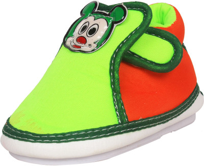 

Ole Baby Boys & Girls Velcro Casual Boots(Green, Lemon green