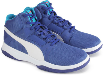 

Puma Boys & Girls Lace Sneakers(Blue, True blue-puma white