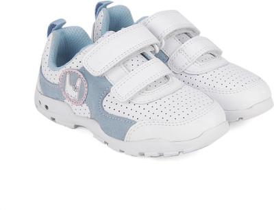 

Clarks Boys Velcro Moccasins(White, White combi lea