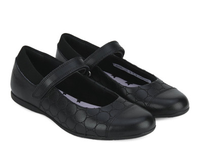 

Clarks Girls Velcro Dancing Shoes(Black, Black leather