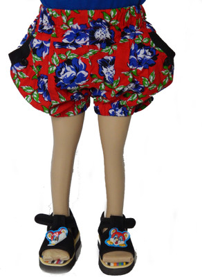 BG Short For Girls Casual Floral Print Cotton(Multicolor, Pack of 1) Flipkart