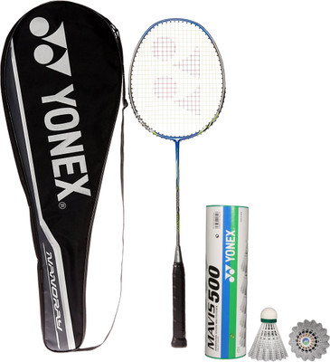 

Yonex Combo - Nanoray 6000I Blue & Mavis 500 Set Badminton Kit