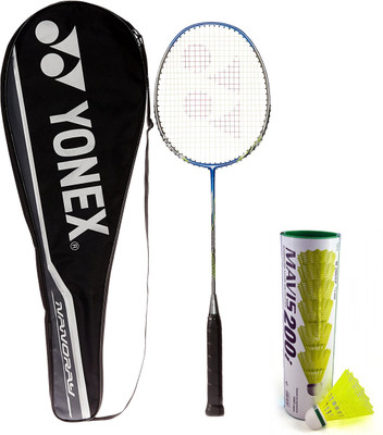 

Yonex Combo - Nanoray 6000I Blue & Mavis 200I Set Badminton Kit