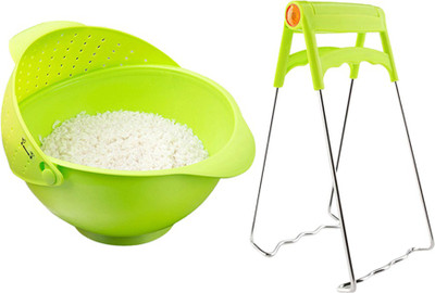 

Evana Plate Lifter&Strainer Combo Multicolor Kitchen Tool Set(Multicolor)