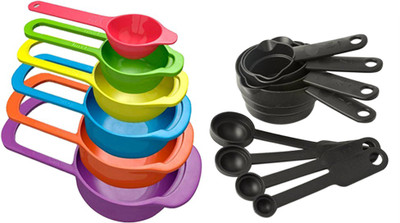

Evana 6pc Measuring Cup&8pc Black Measuring Cup Measuring Cup Multicolor Kitchen Tool Set(Multicolor)
