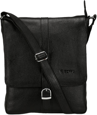

Royal Leather Emporium 12 inch Laptop Messenger Bag(Black), Rle blk