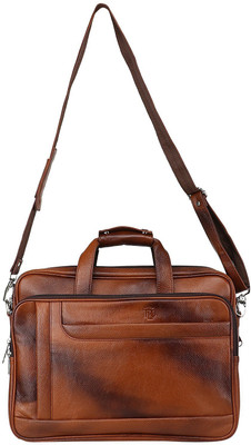 

Royal Leather Emporium 17 inch Laptop Messenger Bag(Tan)