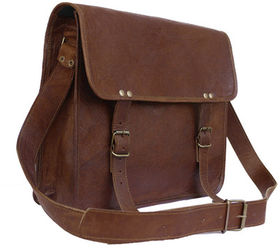 

Anshika International 13 inch Laptop Messenger Bag(Brown)